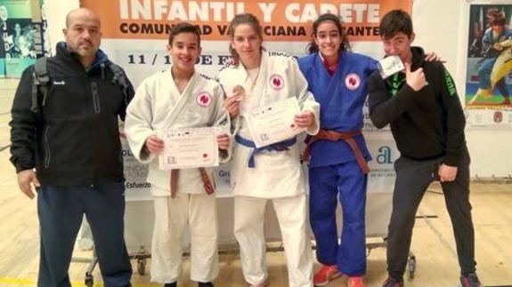 Triana López, medalla de bronce en la Copa de España cadete de Judo