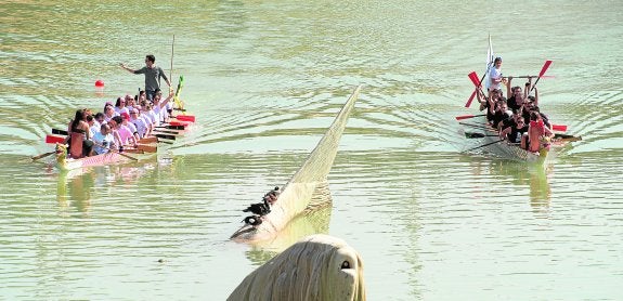 Los dragones se adueñan del río