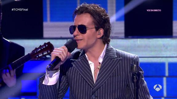 Blas Cantó se convierte en el primer hombre en ganar 'Tu cara me suena'