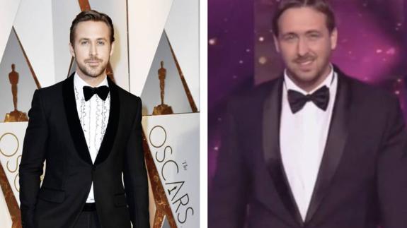 Un Ryan Gosling falso sustituye al verdadero para recoger un premio por 'La la land'