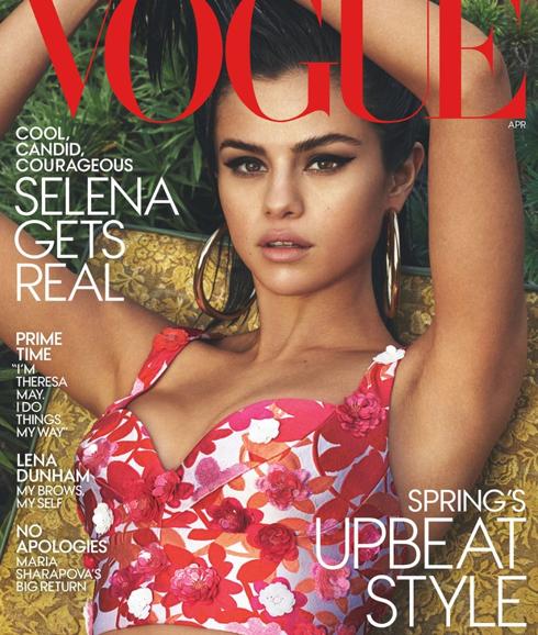 Selena Gomez posa en la portada de Vogue más espectacular que nunca