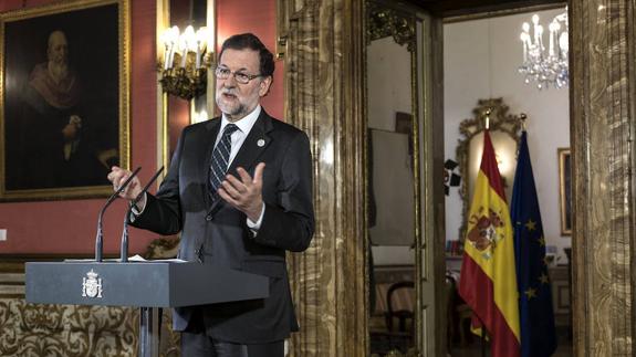 Rajoy: «No sé lo que pasará con la moción de censura de Murcia»