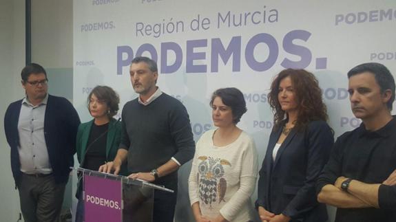 Podemos pedirá elecciones anticipadas si el resto de partidos apoya a López Miras