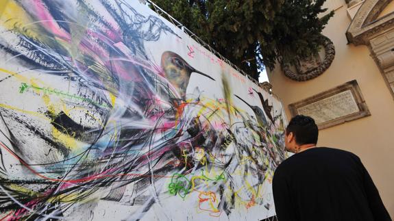 Los grafiteros L7M y Sofía Frey pintarán un mural de 80 metros en Murcia