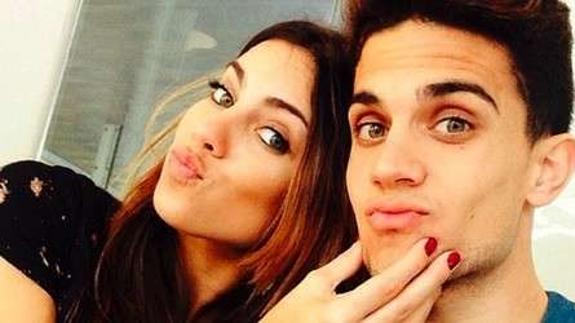 Marc Bartra y Melissa Jiménez iban a casarse en dos meses