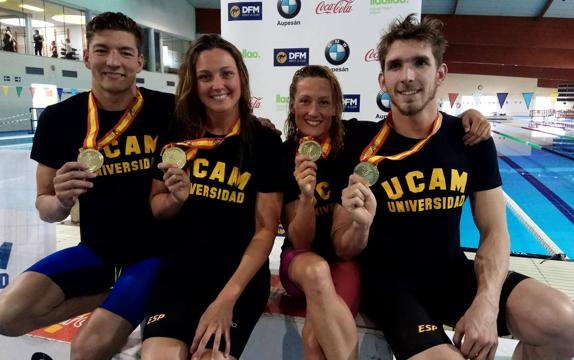 Mireia Belmonte y Melani Costa brillan en la primera jornada del Campeonato de España Universitario