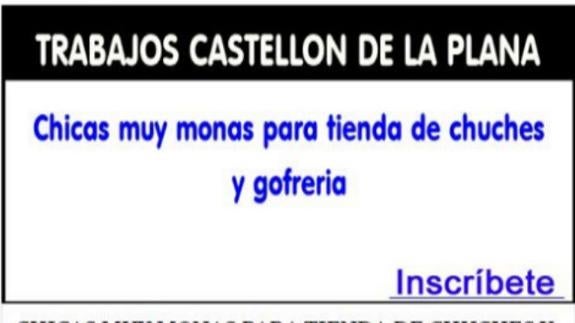 Denuncian a un portal de empleo que publicó una oferta para «chicas monas»